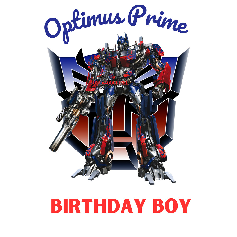 Birthday Boy TRANSFORMERS MaskAutobots MakingTransformersThe Gameoptimus Prime Png Bumblebeetransformeremblemlogo 0