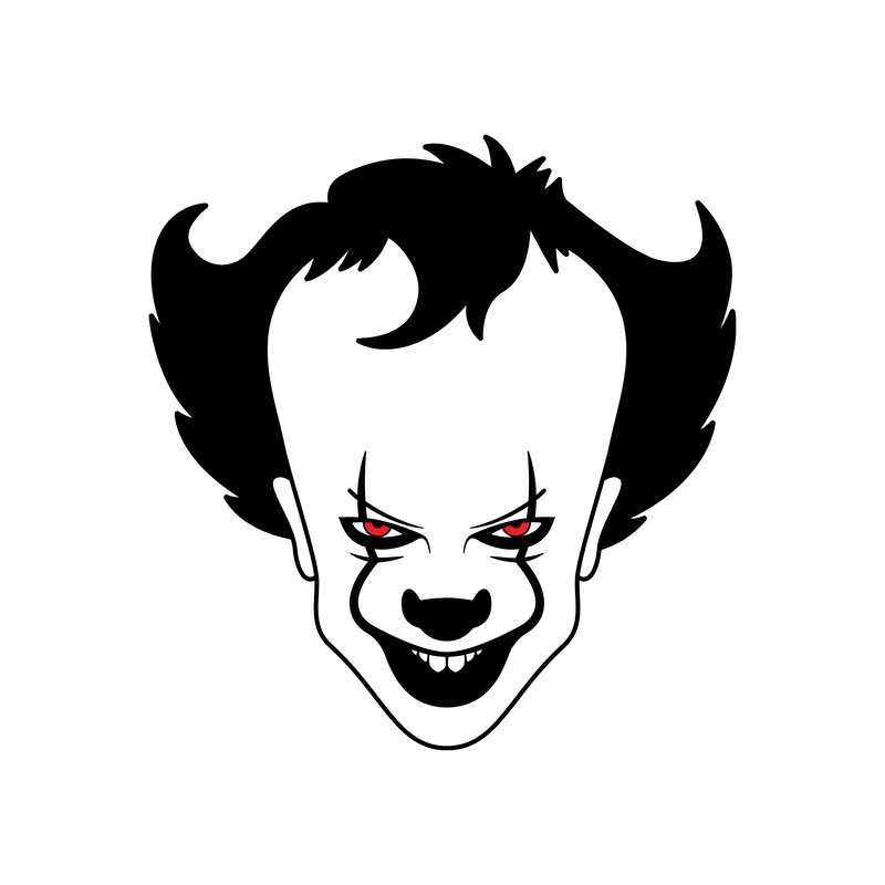 Pennywise Face Halloween Ghost 1 Svg 4 Png FileHalloween Vector Pennywise Svg Horror Svg Pennywisee Costume Hallo 1