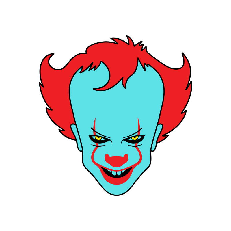 Pennywise Face Halloween Ghost 1 Svg 4 Png FileHalloween Vector Pennywise Svg Horror Svg Pennywisee Costume Hallo 3