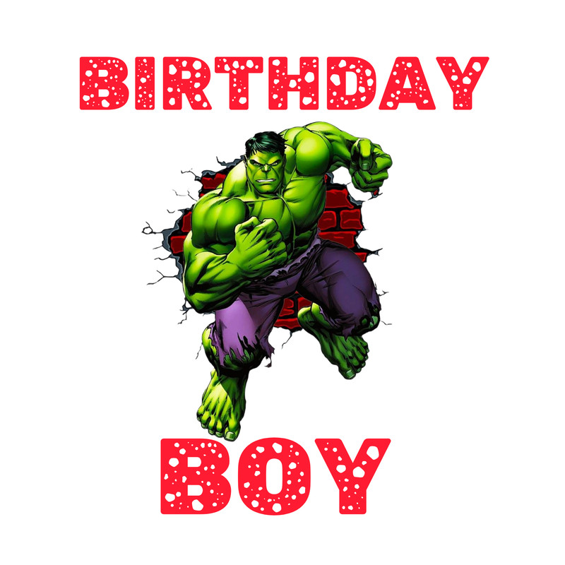 Birthday Boy Bundle4 Pngoptimusprime Maskyellow Duckgreen Hulkhulk Fistred Iron Manbirthday Celebrationbirthday 1
