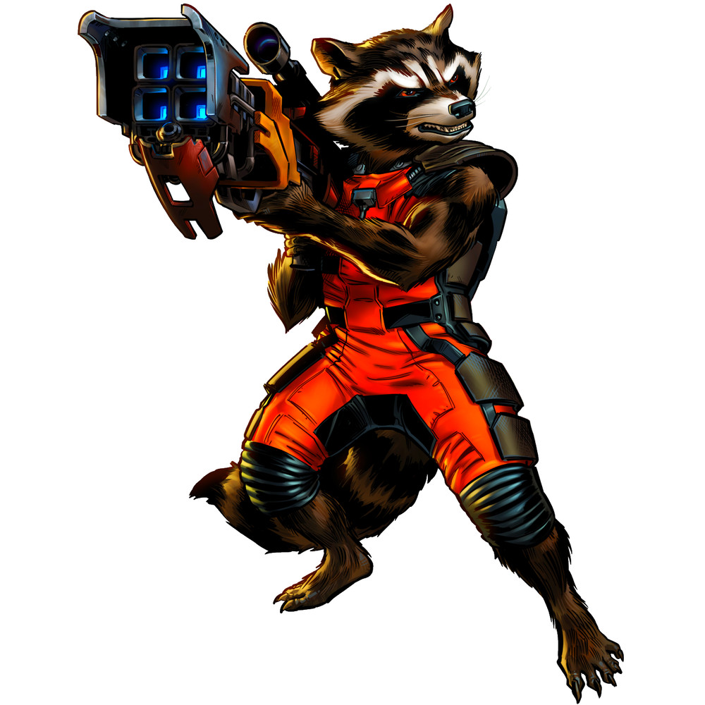 Warrior Raccoon Armed Superhero Captain America Rocket Shooting Animal Super Hero Raccoon Color Printing Kids Gift 0