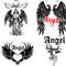 Angel Png Angel 4 Png File Bundle Angel Clipart Angel SilhouetteAngel Wings PngAngel Vector Christian PngChristia 0
