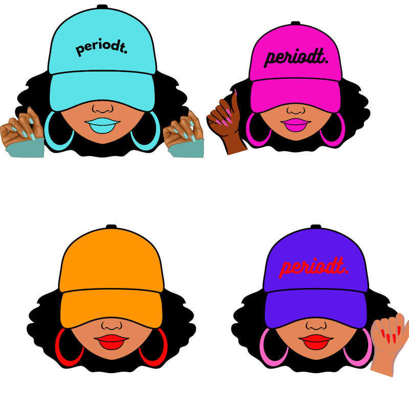 Periodt Woman Cap 1 Svg Black Woman 4 Png Black Woman Svg Afro Woman PngAfro Women SvgBlack Girl MagicPeriodt Png 0