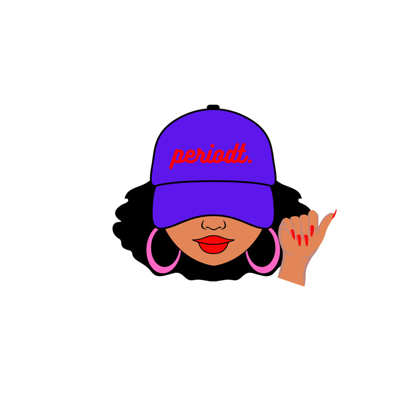 Periodt Woman Cap 1 Svg Black Woman 4 Png Black Woman Svg Afro Woman PngAfro Women SvgBlack Girl MagicPeriodt Png 4
