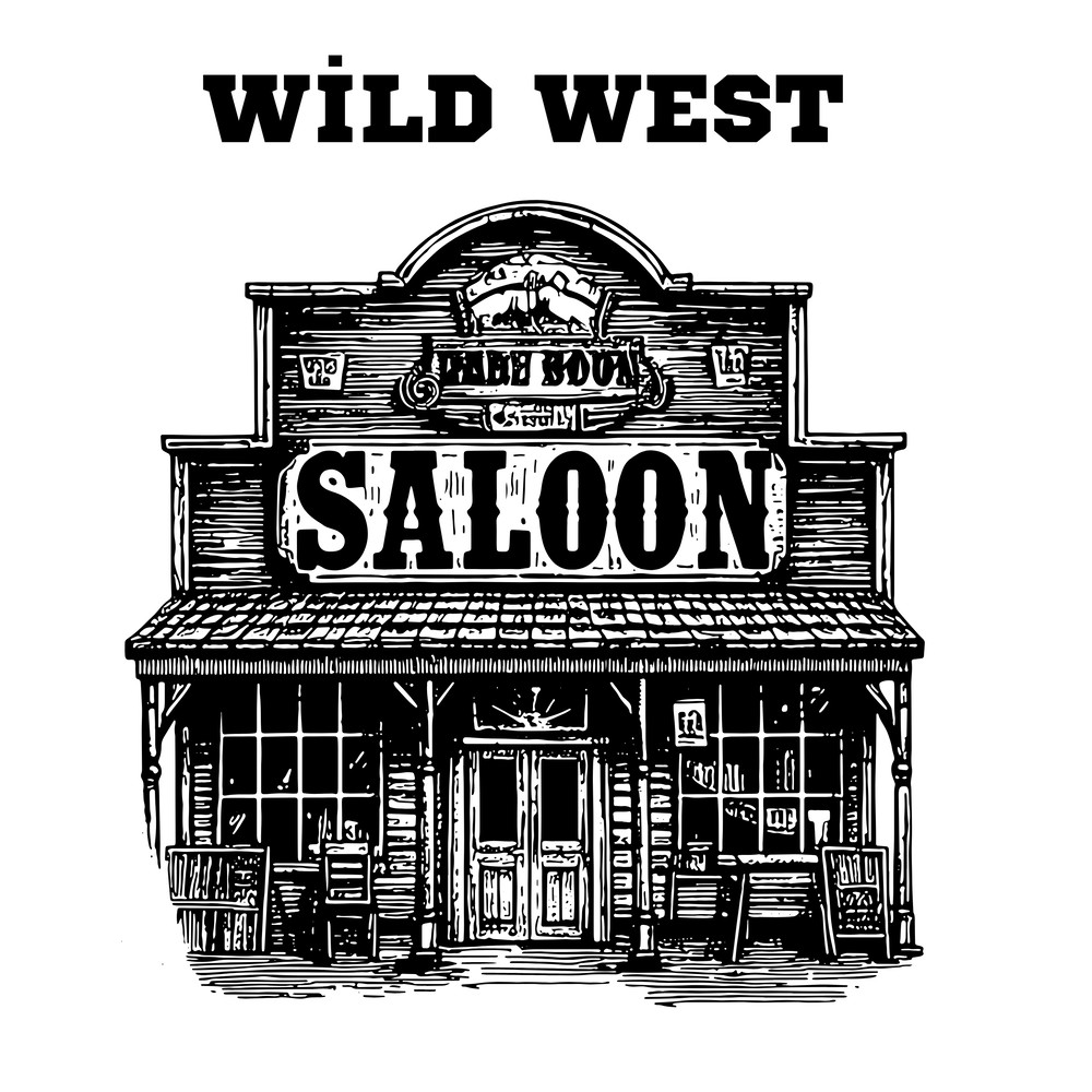 Wild West Cowboy Salooncowboy Barretro Cowboy Salooncowboy Hat Cowboy Gunsheriff Rodeodesert Sun Cool Cowboycowboy 0