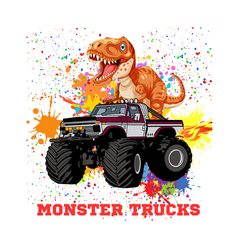 Monster TruckTRex Dinosaur Png Sublimation DesignMonster Truck Png Truck Png Extreme Vehicle Png Monster Pngwate 0