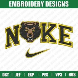 Nike Baylor Bears Embroidery Files, Sport Embroidery Designs, Nike Embroidery Designs Files, Instant Download