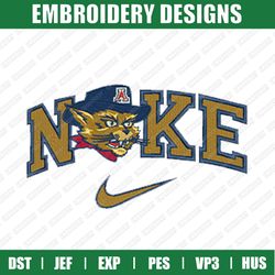 Nike Arizona Wildcats Mascot Embroidery Files, Sport Embroidery Designs, Nike Embroidery Designs Files, Instant Download