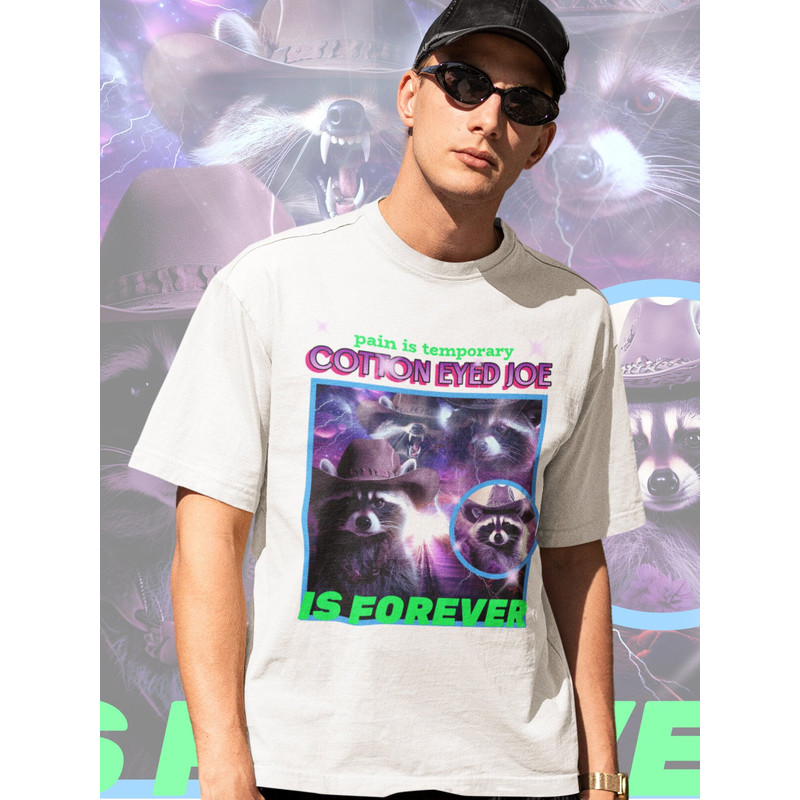 Cotton Eyed Joe Shirt, Racoon Tanuki, Opossums Lover Shirt, Possums Shirt, Sad Opossums Meme, Eat Trash Possum Tee, Funny Graphic Tee,.jpg