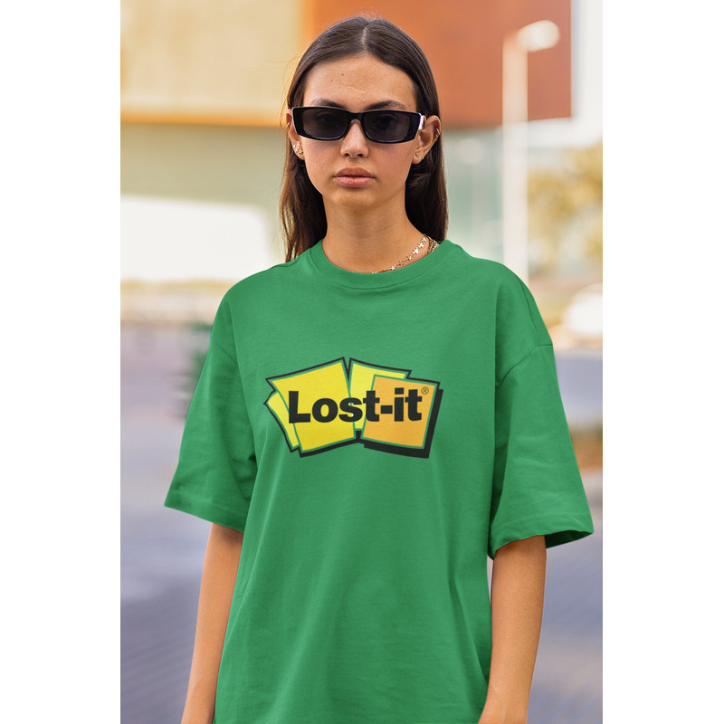 Lost It Post It Note Shirt, Funny Teacher Shirt, Silly Co-worker Shirt, Gift For Teacher, Teacher Appreciation Gift, Meme Shirt, Joke Shirt.jpg