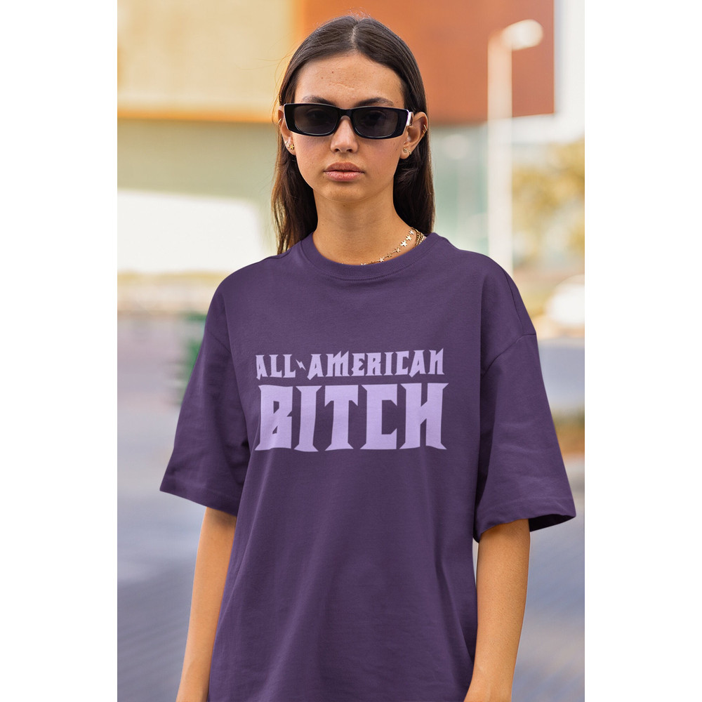 Olivia Rodrigo Shirt, All-American Bitch T-Shirt, Guts Tour Shirt, Olivia Rodrigo Merch, Rodrigo Fan Gift, Y2k Oversized Grunge Shirt Sour.jpg