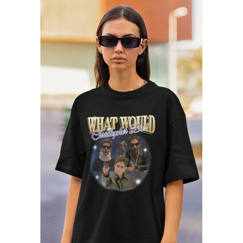 What Would Christopher Do Shirt, Moltisanti Neckbrace T-Shirt, The Sopranos Shirt, Vintage Bootleg Shirt, Sopranos Gifts, Paulie Gualtieri.jpg