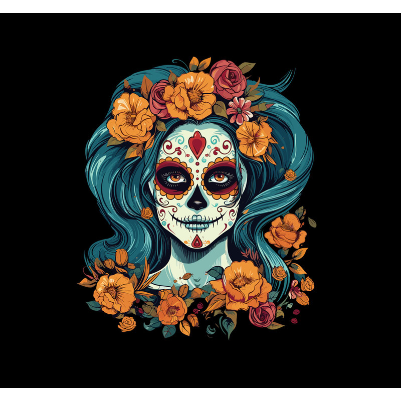 Day of The Dead Png La Catrina Dia De Los Muertos Png.jpg