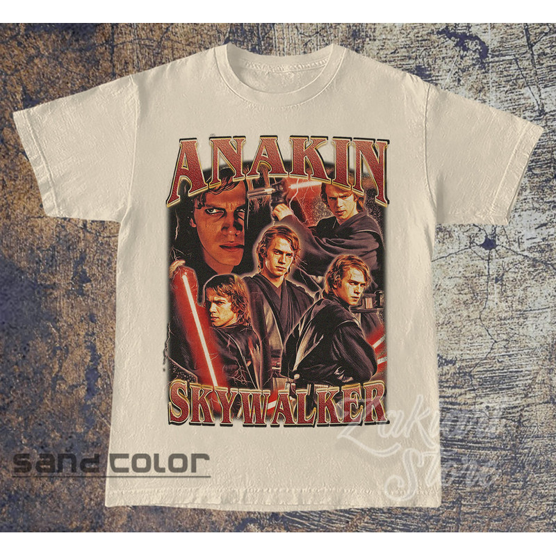 Anakin Skywalker Shirt Anakin Skywalker Vintage 90' Shirt Anakin Skywalker Classic Vintage Bootleg Shirt Anakin Skywalker RED Tee.jpg