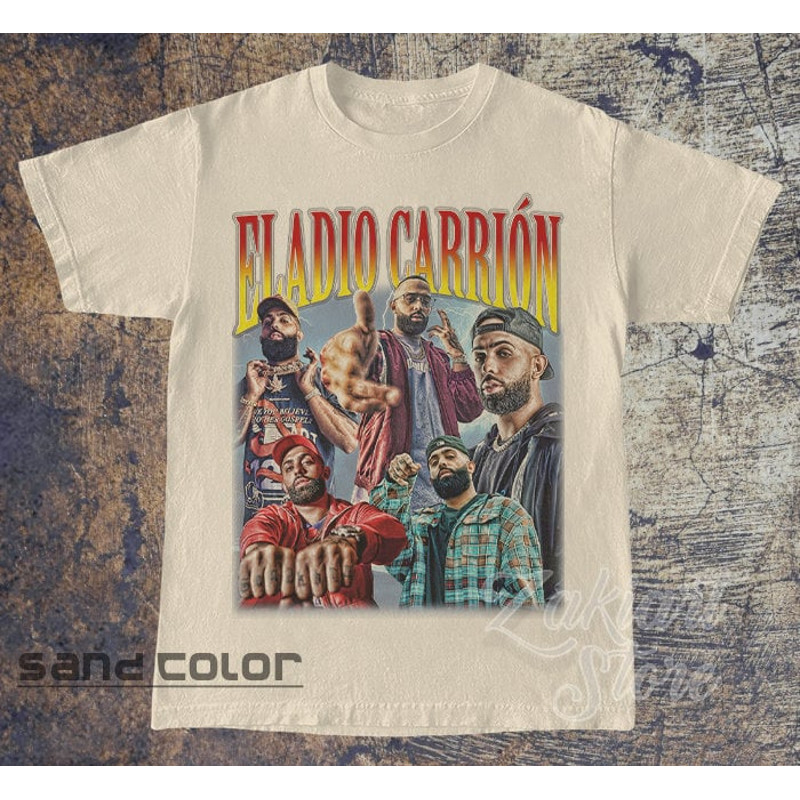 Eladio Carrions Bootleg Shirt Eladio Carrions Rap Tee Eladio Carrions Vintage Unisex Graphic Tee.jpg