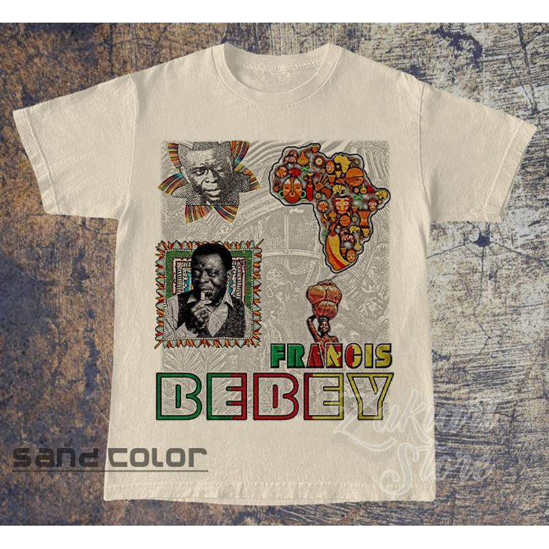 Francis Bebey fan art shirt, Francis Bebey Vintage Tee's.jpg