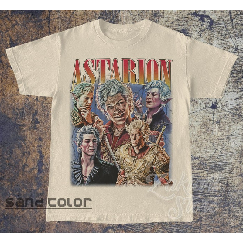 Limited Astarion Baldurs Gate 3 Girl Dinner Vintage T-Shirt, Gift For Women and Man Unisex T-Shirt.jpg