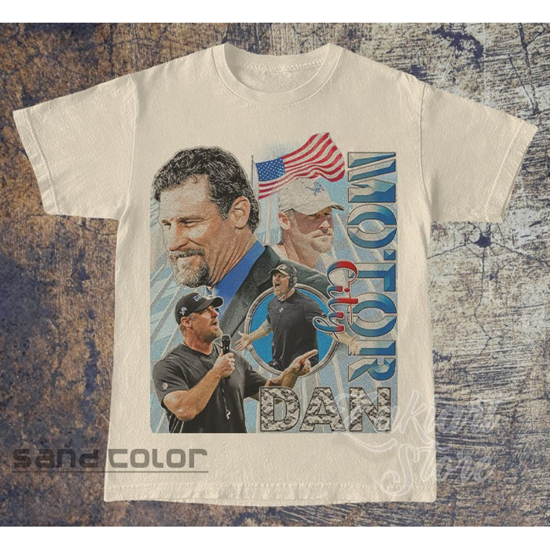 Motor City Dan Shirt, Football shirt, Classic 90s Graphic Tee, Unisex, Vintage Bootleg, Gift, Retro.jpg