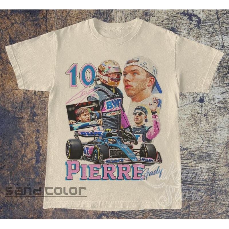 Pierre Gasly Vintage T-Shirt, Formula Racing F1 Homage Graphic Unisex Tee, Retro 90's Fans Tshirt Gift.jpg