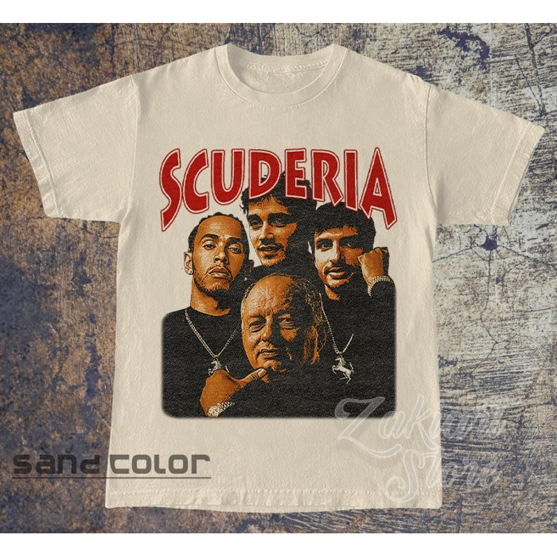 Scuderia Meme Shirt, Hamilton-Leclerc-Sainz Jr Parody Fans Shirt, Formula One shirt, Classic 90s Graphic Tee, Unisex, Vintage Bootleg, Gift.jpg