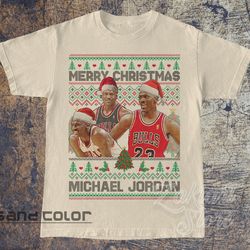ugly christmas michael jordan t-png sublimation, michael jor