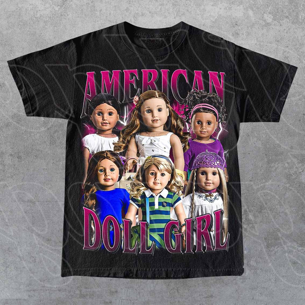Limited American Doll Girl Vintage T-Shirt, Gift For Woman and Man Unisex T-Shirt.jpg