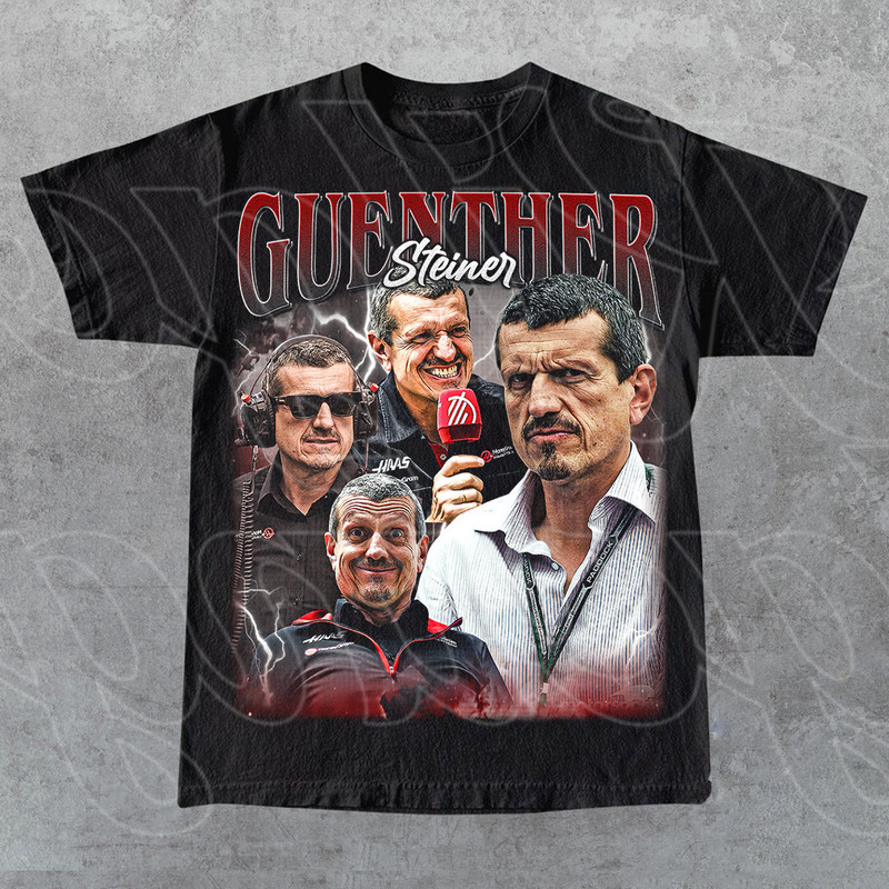 Limited Guenther Steiner Vintage T-Shirt, Gift For Woman and Man Unisex T-Shirt.jpg