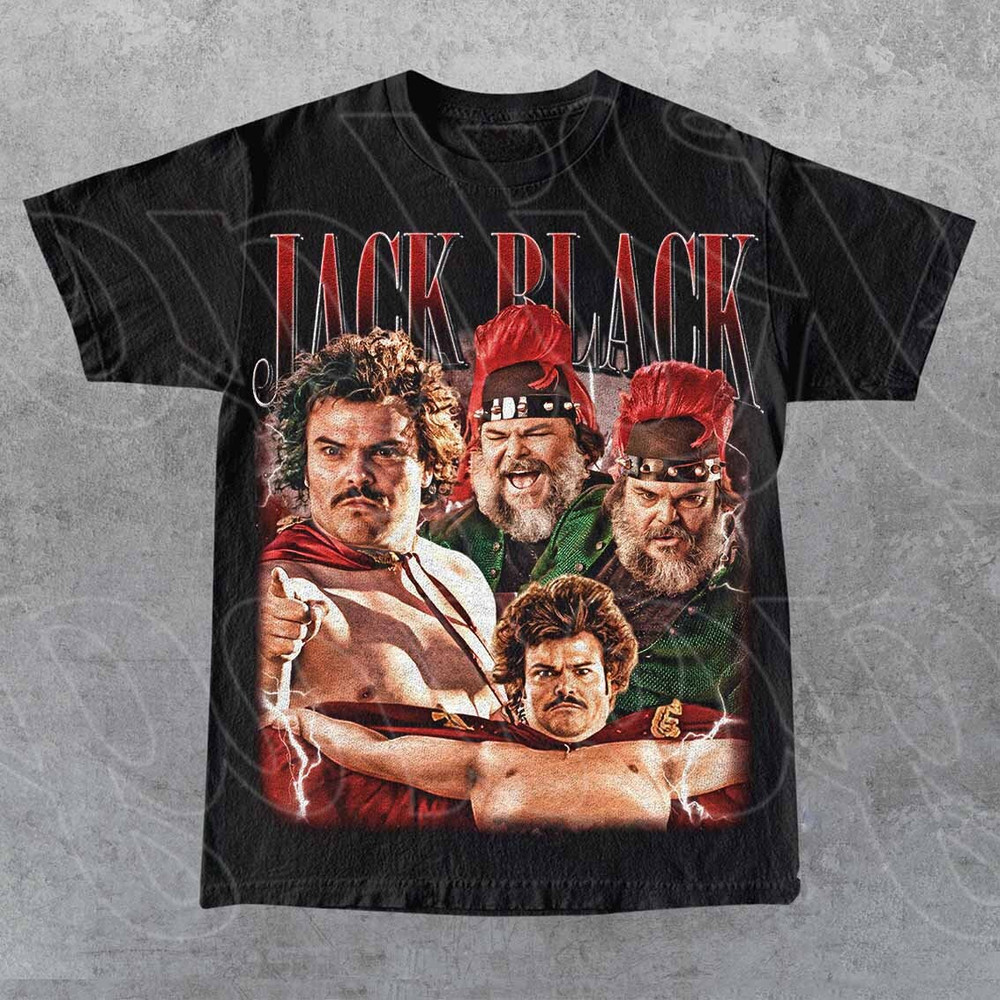 Limited Jack Black Vintage T-Shirt, Gift For Woman and Man Unisex T-Shirt.jpg