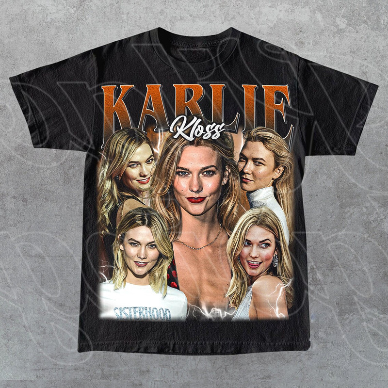 Limited Karlie Kloss Vintage T-Shirt, Gift For Woman and Man Unisex T-Shirt.jpg