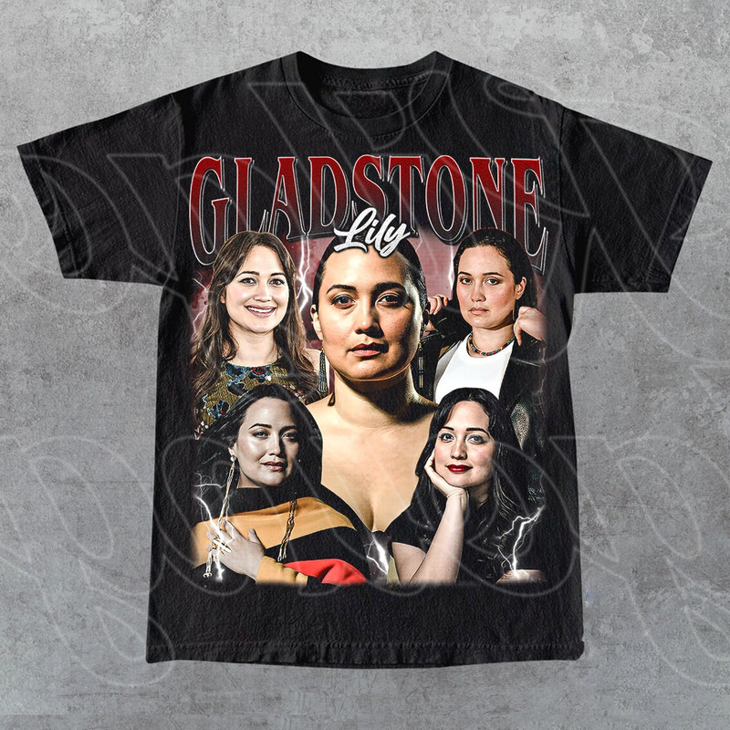 Limited Lily Gladstone Vintage T-Shirt, Gift For Woman and Man Unisex T-Shirt.jpg