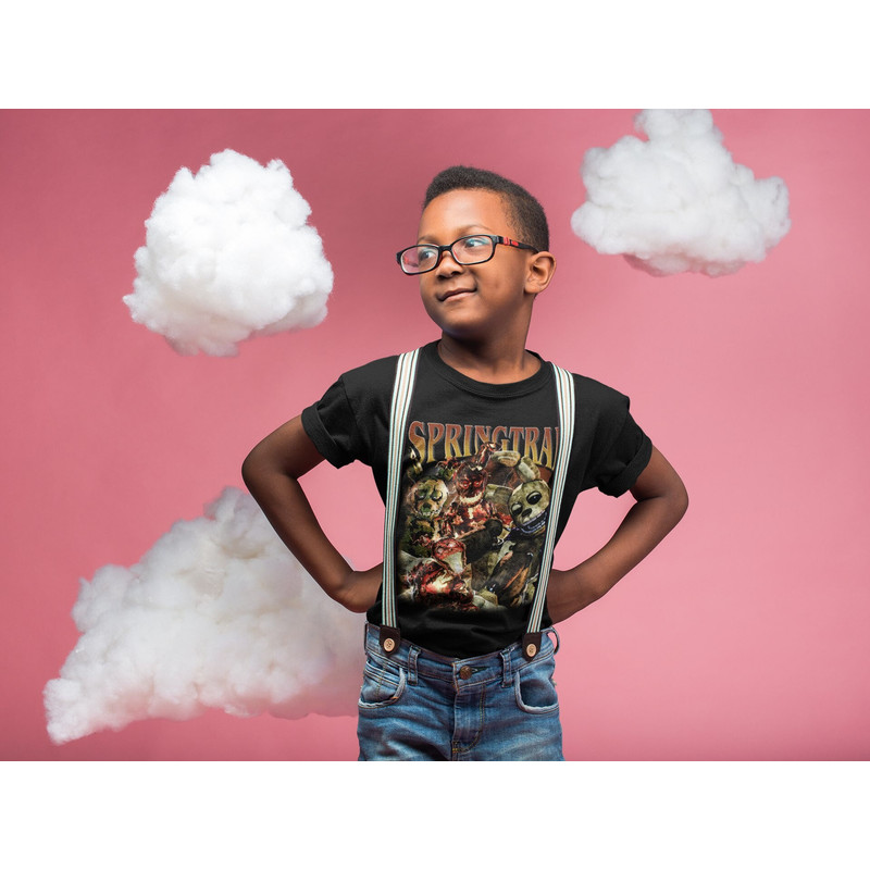 Limited Springtrap Five Nights At Freddy's T-Shirt, Gift For Girl and Boy Unisex Kids T-Shirt.jpg