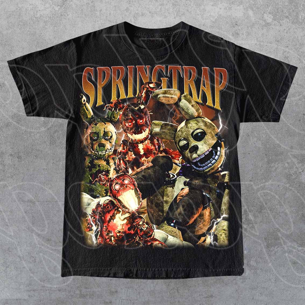 Limited Springtrap Five Nights At Freddy's T-Shirt, Gift For Woman and Man Unisex T-Shirt.jpg