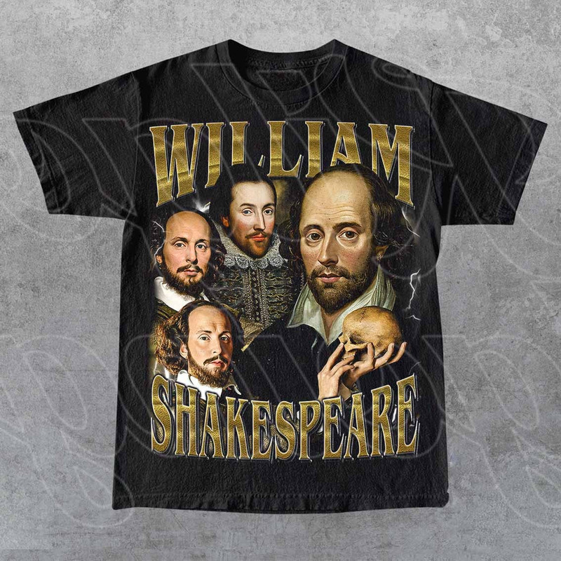 Limited William Shakespeare Vintage T-Shirt, Gift For Woman and Man Unisex T-Shirt.jpg