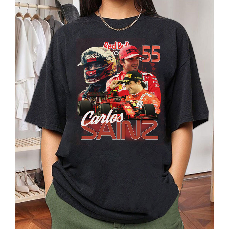 Limited Carlos Sainz Vintage T-Shirt, Gift For Woman and Man Unisex T-Shirt.jpg