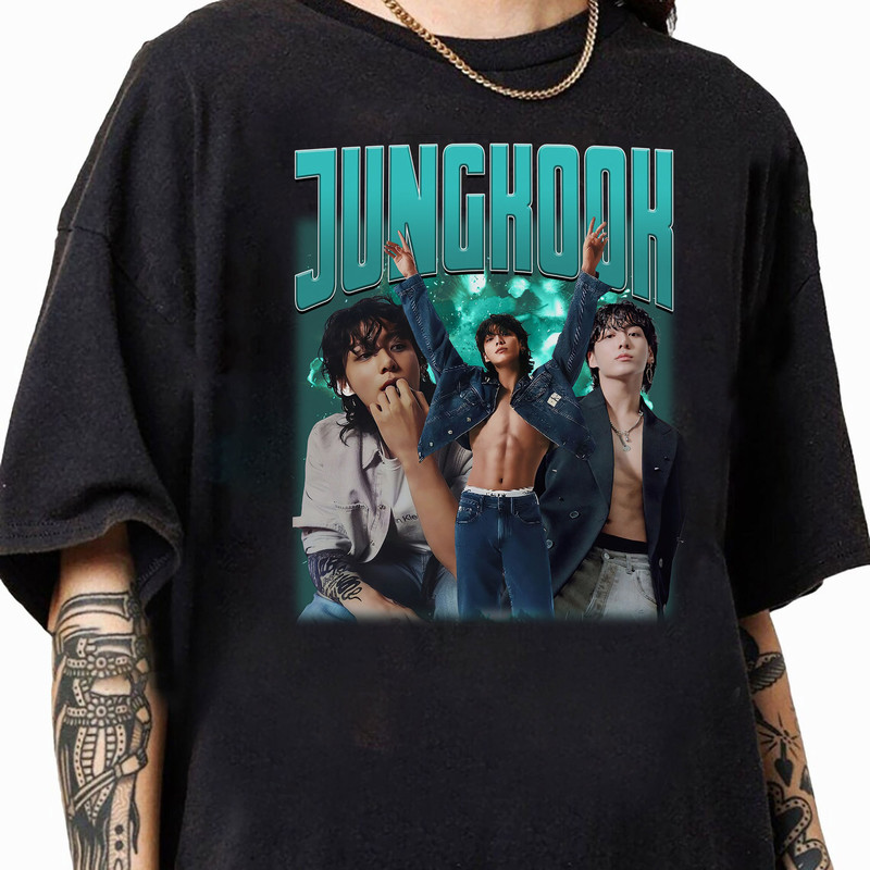 Limited Jungkook JK Vintage T-Shirt, Bad Boy Graphic T-shirt, Retro 90's Fans Homage T-shirt, Gift For Women and Men.jpg