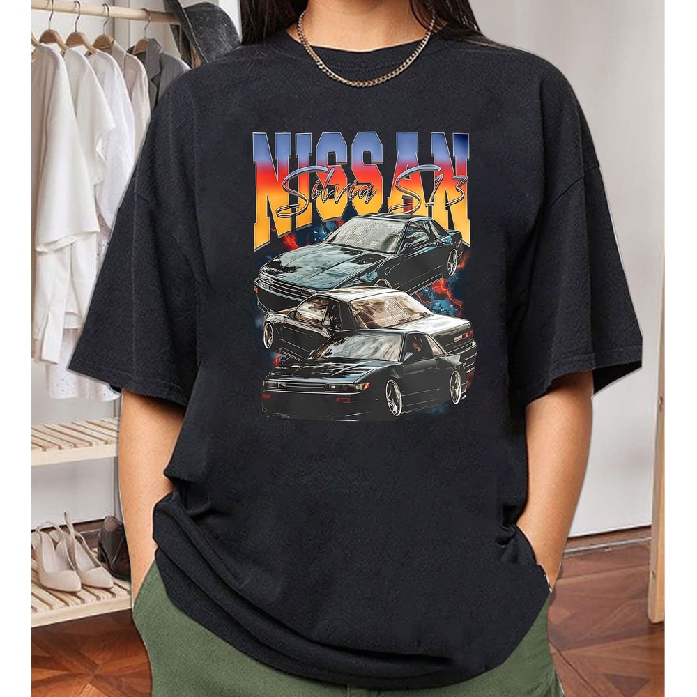 Limited Nissan SILVIA S13 240SX JDM Vintage T-Shirt, SILVIA S13 240SX Graphic T-shirt, Jdm Retro 90's Homage T-shirt, Jdm Gift.jpg