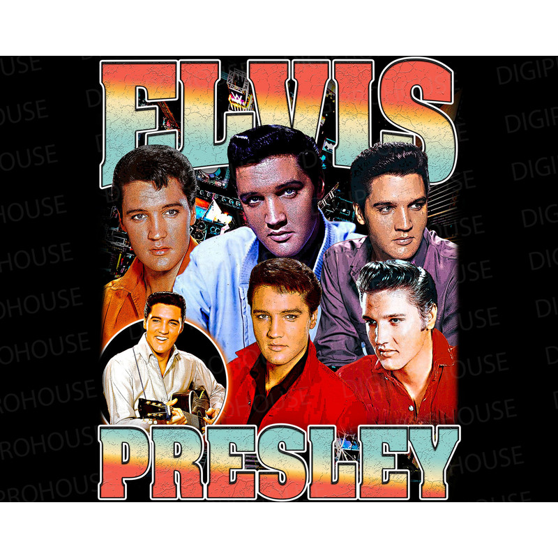 Elvis Presley Png , Elvis Presley bootleg tee design, ready to print, 90s, rapper, rap tee design, 300 dpi.jpg