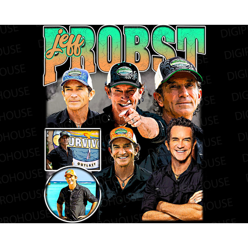 Jeff Probst T Shirt Design PNG Instant Download.jpg