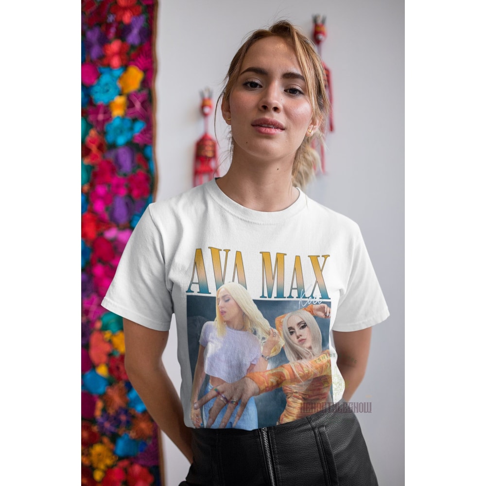 AVA MAX Vintage Tshirt, Ava Max Shirt, Ava Max Tshirt, Ava Max vintage, Ava Max Tee, Singer shirt, unisex tee.jpg