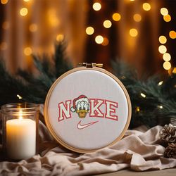 christmas embroidery designs, nike christmas designs, nike donald duck embroidery designs, digital download