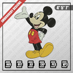 mickey mouse embroidery files, disney embroidery designs, mickey embroidery designs files, instant download