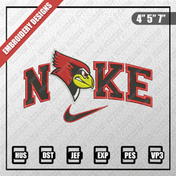 sport embroidery designs, nike christmas designs, nike illinois state redbirds embroidery designs, digital download