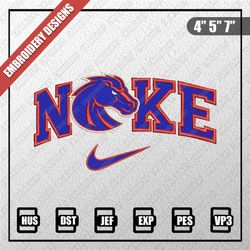 Sport Embroidery Designs, Nike Sport Designs, Nike Boise State Broncos Embroidery Designs, Digital Download