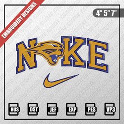 sport embroidery designs, nike sport designs, nike northern iowa panthers embroidery designs, digital download