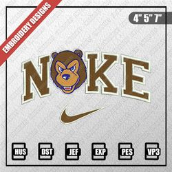 sport embroidery designs, nike sport designs, nike belmont bruins embroidery designs, digital download