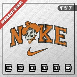 sport embroidery designs, nike sport designs, nike oklahoma state cowboys embroidery designs, digital download