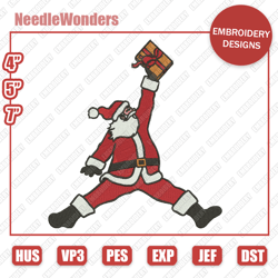 santa claus christmas embroidery designs, michael jordan santa claus christmas christmas designs, christmas embroidery d