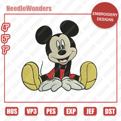 Mickey Embroidery Designs, Mickey Mouse  Christmas Designs, Disney Embroidery Designs, Digital File