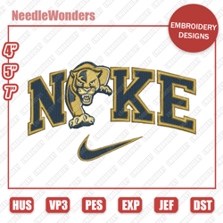 Nike Embroidery Designs, Nike FIU Panthers Christmas Designs, Sport Embroidery Designs, Digital File