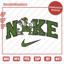 nike embroidery designs, nike university of notre dame sport designs, sport embroidery download, digital file